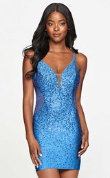 Faviana S10623 Dress Coastal-Blue