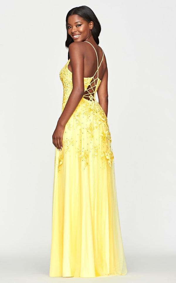 Faviana S10640 Dress Light-Yellow