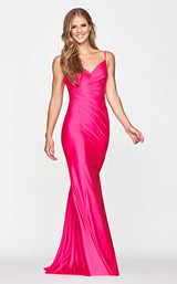 Faviana S10644 Dress Hot-Pink