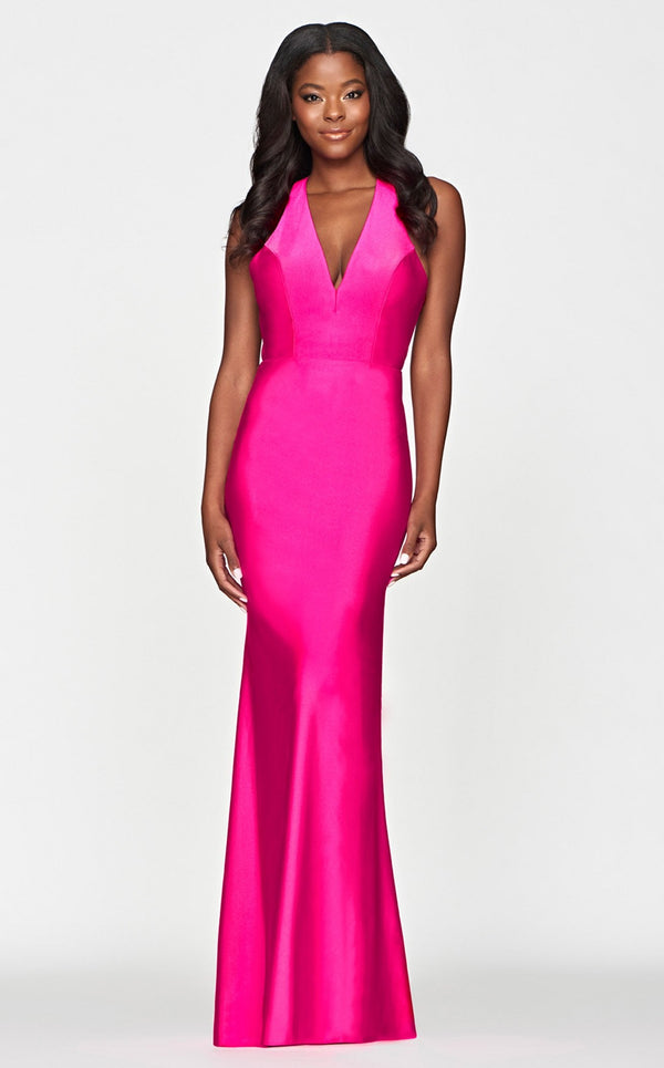 Faviana S10646 Dress Hot-Pink