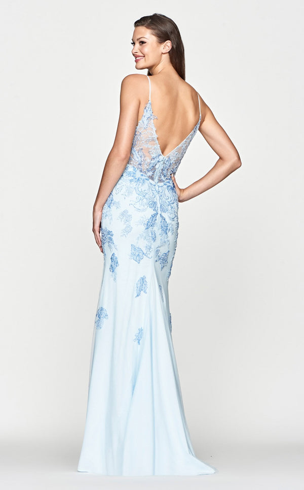 Faviana S10648 Dress Light-Blue