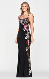 1 of 2 Faviana S10654 Dress Black-Multi