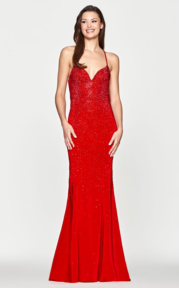 Faviana S10656 Dress Red