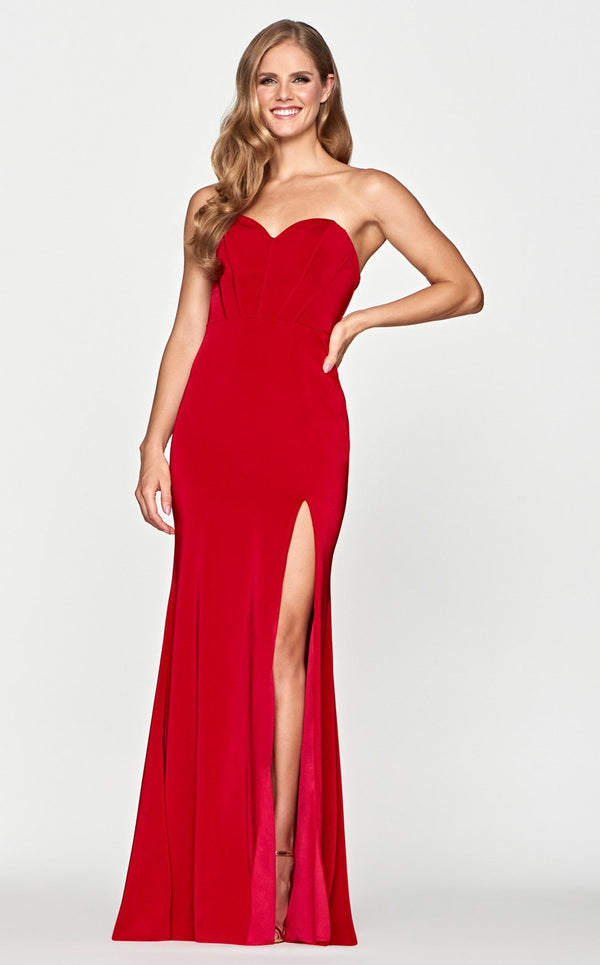 Faviana S10660 Dress Red