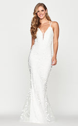 2 of 4 Faviana S10662 Dress Ivory