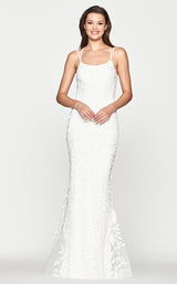 1 of 4 Faviana S10663 Dress Ivory