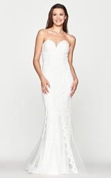 1 of 4 Faviana S10665 Dress Ivory