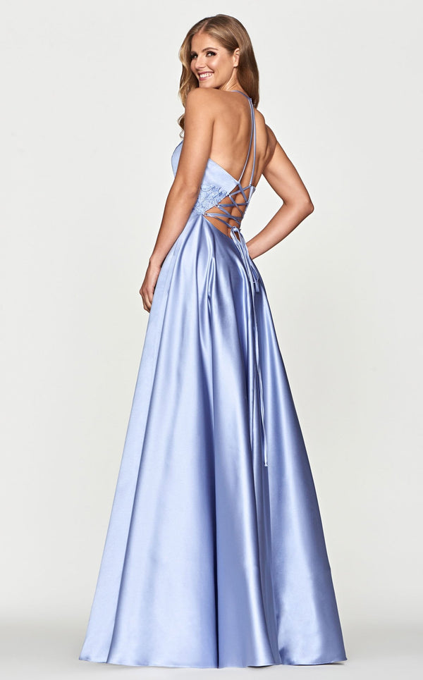 Faviana S10672 Dress Steel-Blue