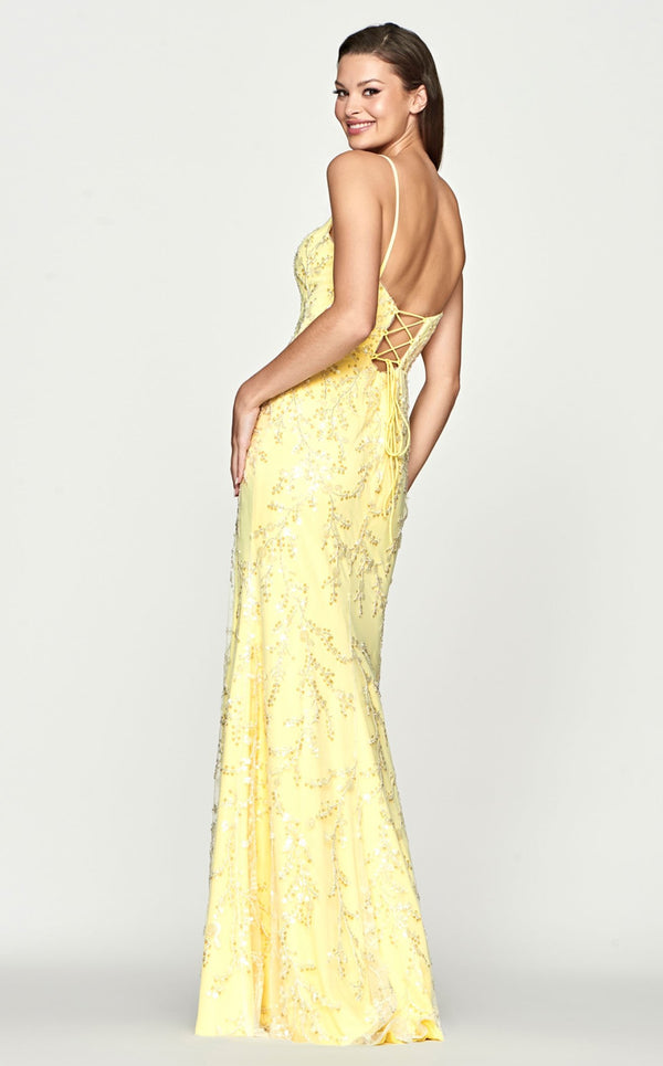 Faviana S10682 Dress Light-Yellow