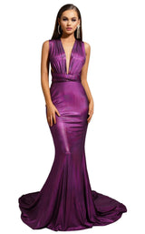 1 of 10 Portia and Scarlett S118 Dress Purple