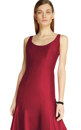 2 of 4 Halston Heritage SF160293 Garnet