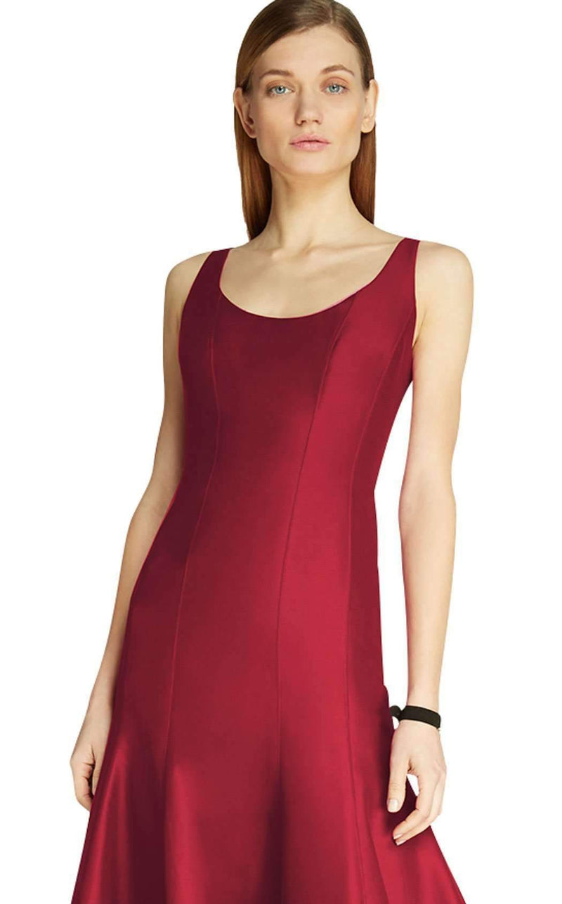 green emerald velvet dress Halston Heritage Women's Metallic Blouson Dress - Copper main image 0