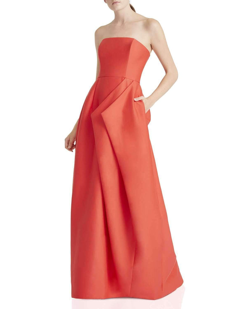 halston heritage orange dress Halston Heritage collection
