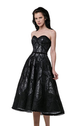 1 of 2 Revive by Tony Ward Shelly Dress Black-Silver