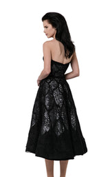 2 of 2 Revive by Tony Ward Shelly Dress Black-Silver