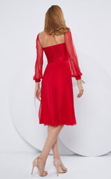 3 of 5 Cristallini SKA1155 Dress Dark-Red