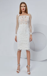 1 of 6 Cristallini SKA1161 Dress Ivory