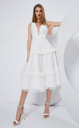 1 of 5 Cristallini SKA1163 Dress Ivory
