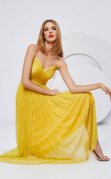 2 of 7 Cristallini SKA1171 Dress Yellow