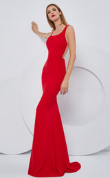 2 of 6 Cristallini SKA1174 Dress Dark-Red