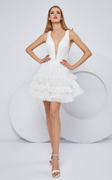 1 of 7 Cristallini SKA1175 Dress Ivory