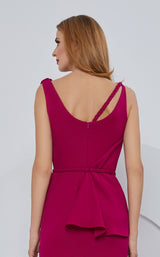5 of 5 Cristallini SKA1189 Dress Fuchsia