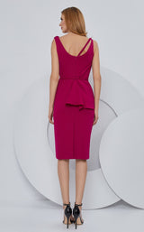 3 of 5 Cristallini SKA1189 Dress Fuchsia