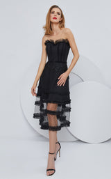 1 of 5 Cristallini SKA1190 Dress Black