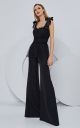 1 of 5 Cristallini SKA1193 Jumpsuit Black