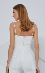 5 of 5 Cristallini SKA1194 Jumpsuit Ivory