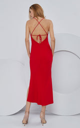 3 of 5 Cristallini SKA1195 Dress Dark-Red