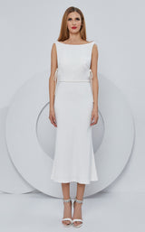 1 of 5 Cristallini SKA1196 Dress Ivory