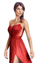 12 of 12 Cristallini SKA443 Dark Red