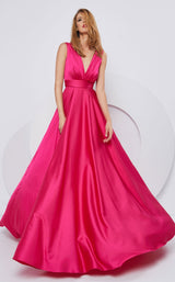 1 of 5 Cristallini SKA74 Dress Fuchsia