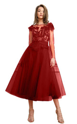 2 of 4 Cristallini SKA874 Red-Cherry