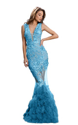 1 of 10 Cristallini SKA875 Light Blue