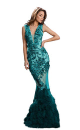 3 of 10 Cristallini SKA875 Teal