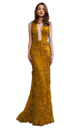 2 of 10 Cristallini SKA879 Gold