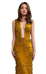 7 of 10 Cristallini SKA879 Gold