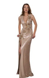 1 of 10 Cristallini SKA884 Gold