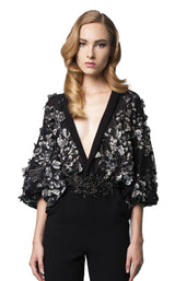 3 of 4 Revive by Tony Ward Spencer Jumpsuit Black