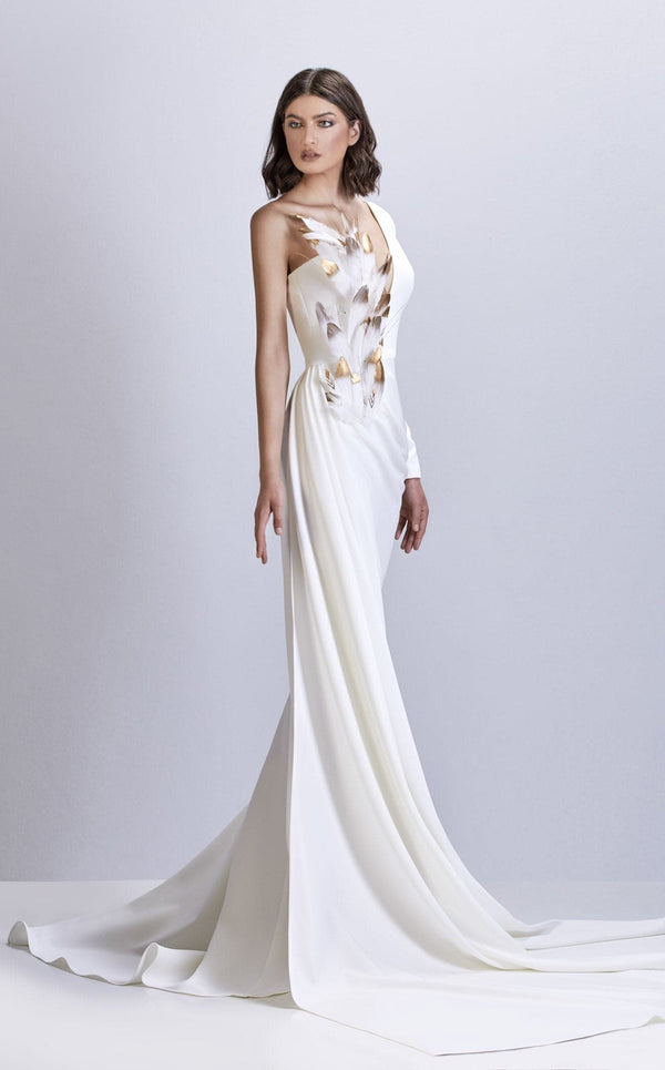 Apollo Couture SS002 Dress Off-White