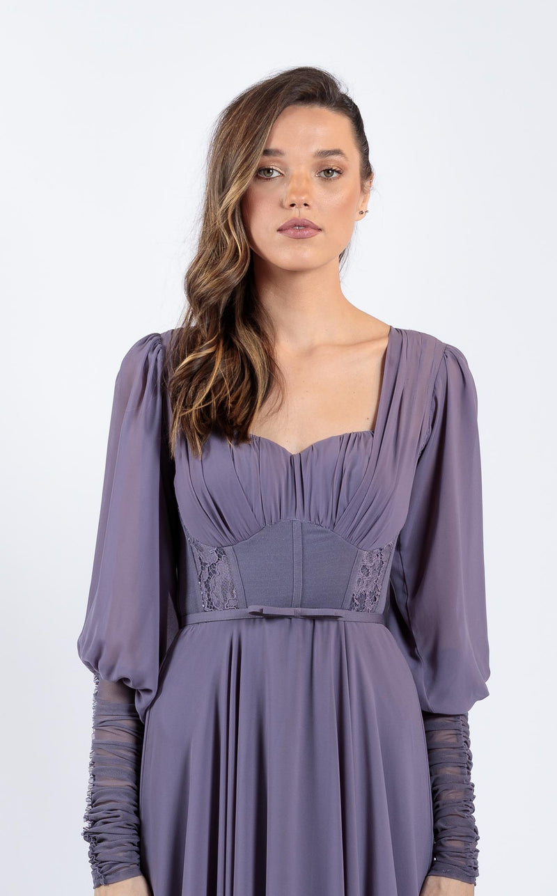 Zeena Zaki SS2102 Dress Purple