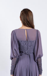 11 of 11 Zeena Zaki SS2102 Dress Purple