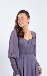 9 of 11 Zeena Zaki SS2102 Dress Purple