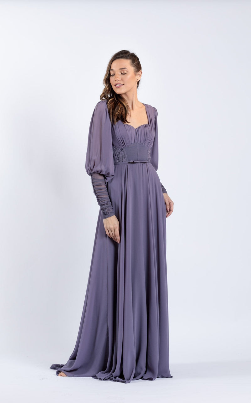 Zeena Zaki SS2102 Dress Purple