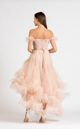 3 of 6 Zeena Zaki SS2111 Dress Beige