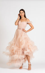 2 of 6 Zeena Zaki SS2111 Dress Beige