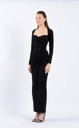 2 of 8 Zeena Zaki SS2115 Dress Black