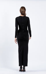 4 of 8 Zeena Zaki SS2115 Dress Black